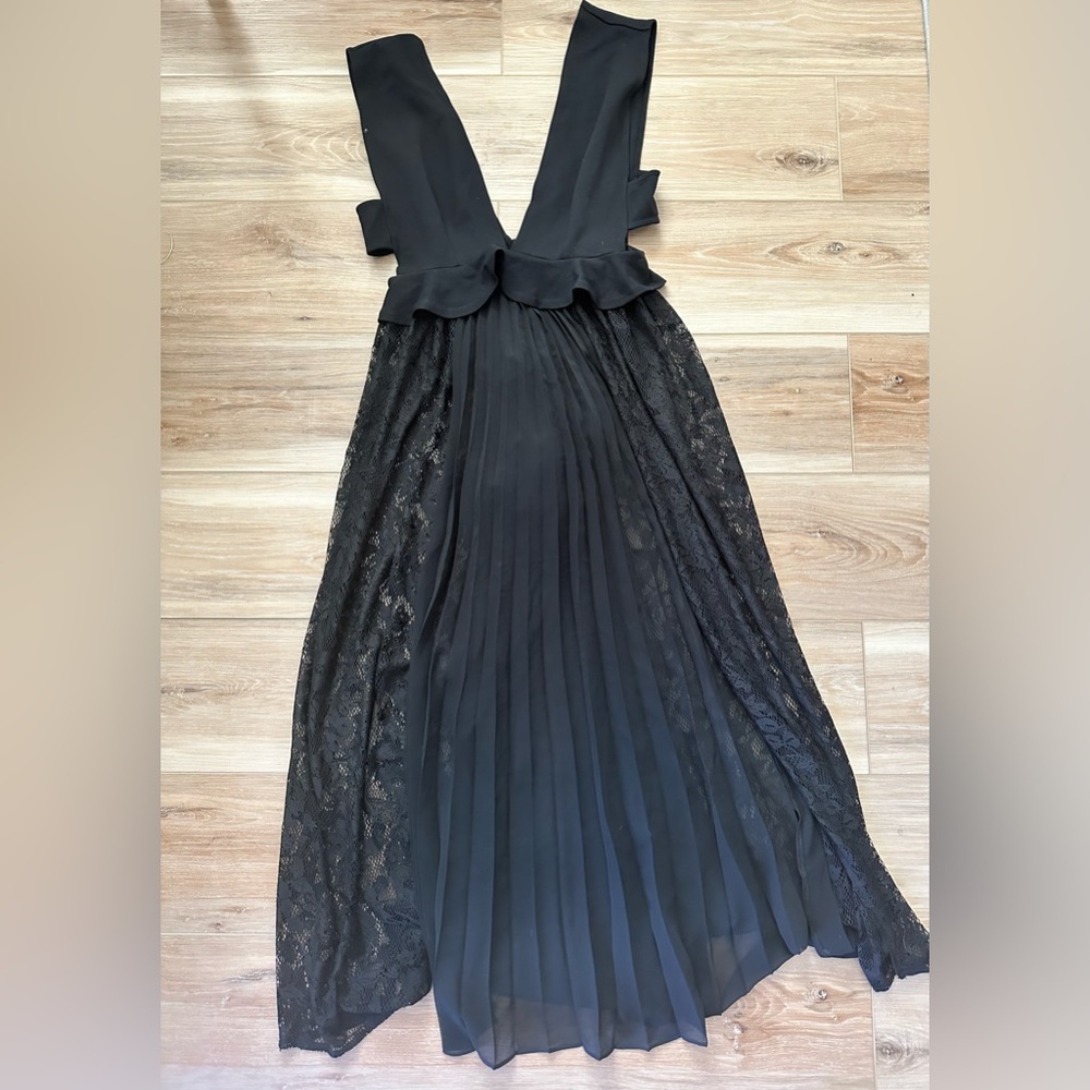 French Connection Angelina Pleated Lace Midi Dress 6 NWT - Picture 3 of 10